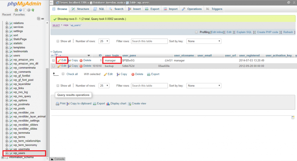 wordpress admin password hack